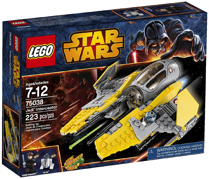Jedi Interceptor 75038-1 - LEGO Star Wars sealed set, Anakin Skywalker's starfighter