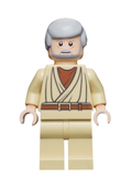 LEGO Star Wars - Obi-Wan Kenobi (Old, Light Bluish Gray Hair and Beard, Eyes with Glints) - sw0274