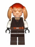 LEGO Star Wars - Saesee Tiin (Dark Brown Robe, White Arms, Large Eyes) - sw0308