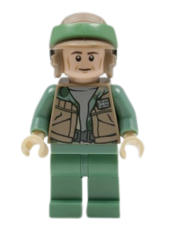 Lego Star Wars - Endor Rebel Commando Dark Tan Vest - sw0367