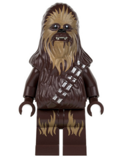 Lego Star Wars - Chewbacca (Dark Brown, Medium Nougat Fur) - sw0532