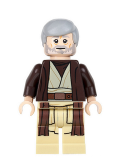 LEGO Star Wars - Obi-Wan Kenobi (Old, Dark Brown Hooded Coat) - sw0552