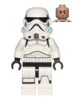 LEGO Star Wars - Imperial Stormtrooper (Printed Legs, Dark Azure Helmet Vents, Frown) - sw0617