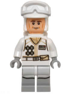 LEGO Star Wars - Hoth Rebel Trooper White Uniform (Cheek Lines) - sw0678