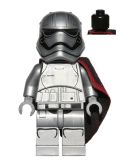 Lego Star Wars - Captain Phasma (Rounded Mouth Pattern) - sw0684