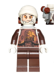 LEGO Star Wars - Dengar (White Torso, Wrap) - sw0751
