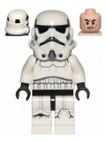 LEGO Star Wars - Imperial Stormtrooper (Male, Dual Molded Helmet with Black Panels on Back, Light Nougat Head, Scowl) - sw0997a