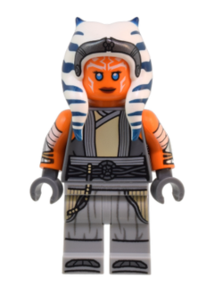 LEGO Star Wars - Ahsoka Tano (Adult, Dark Bluish Gray Vest) - sw1354